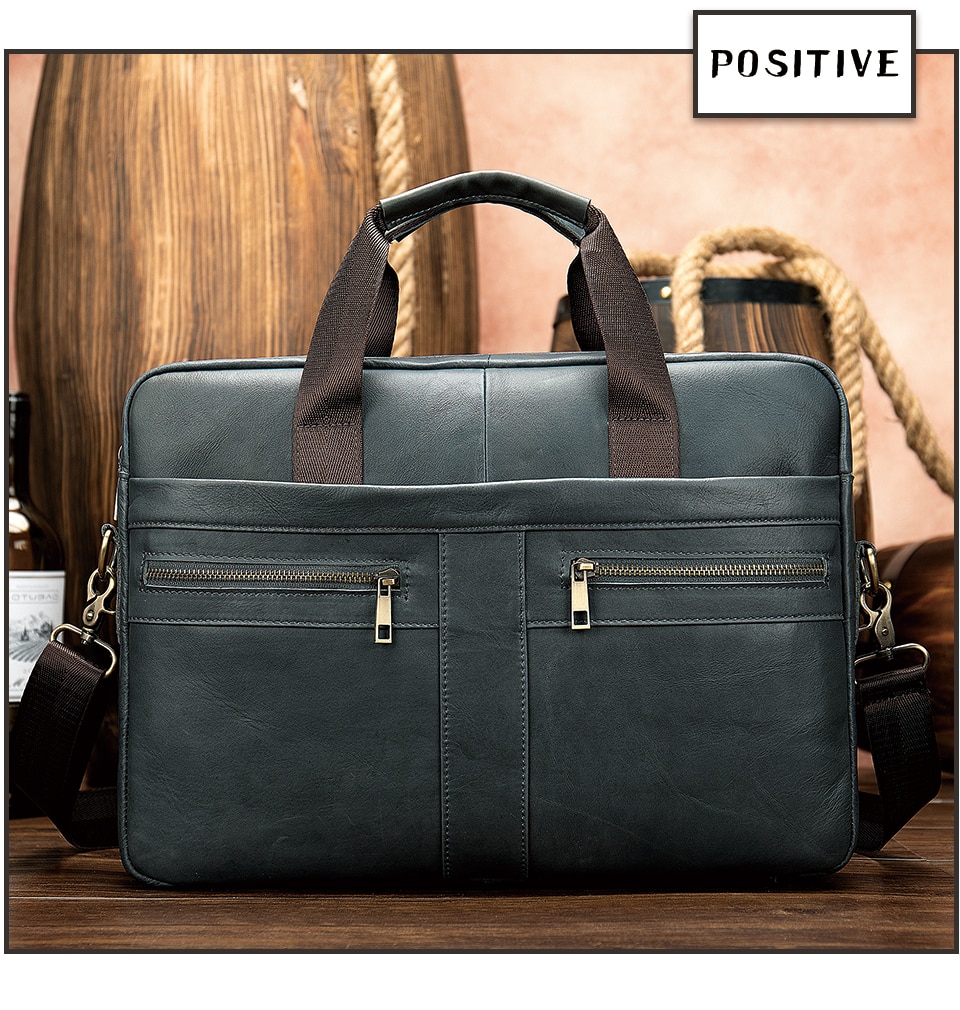 Men's Genuine Leather Briefcase