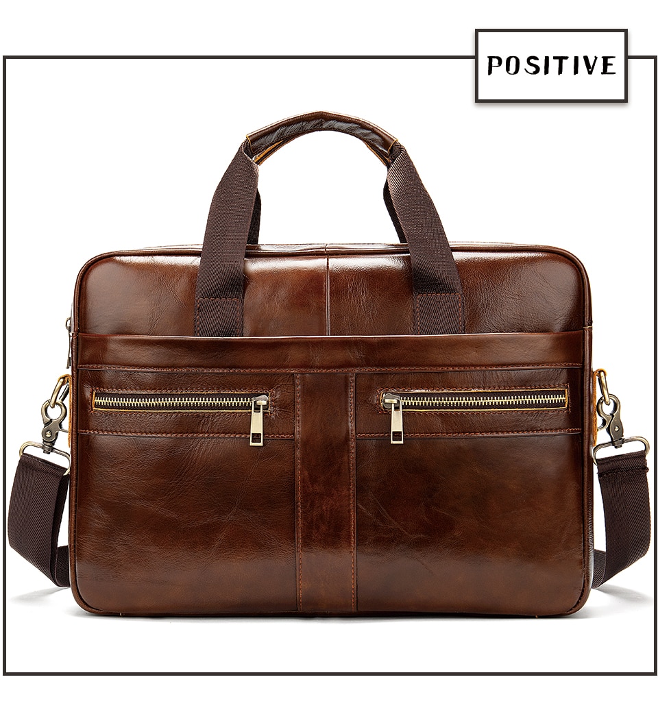 Men's Genuine Leather Briefcase