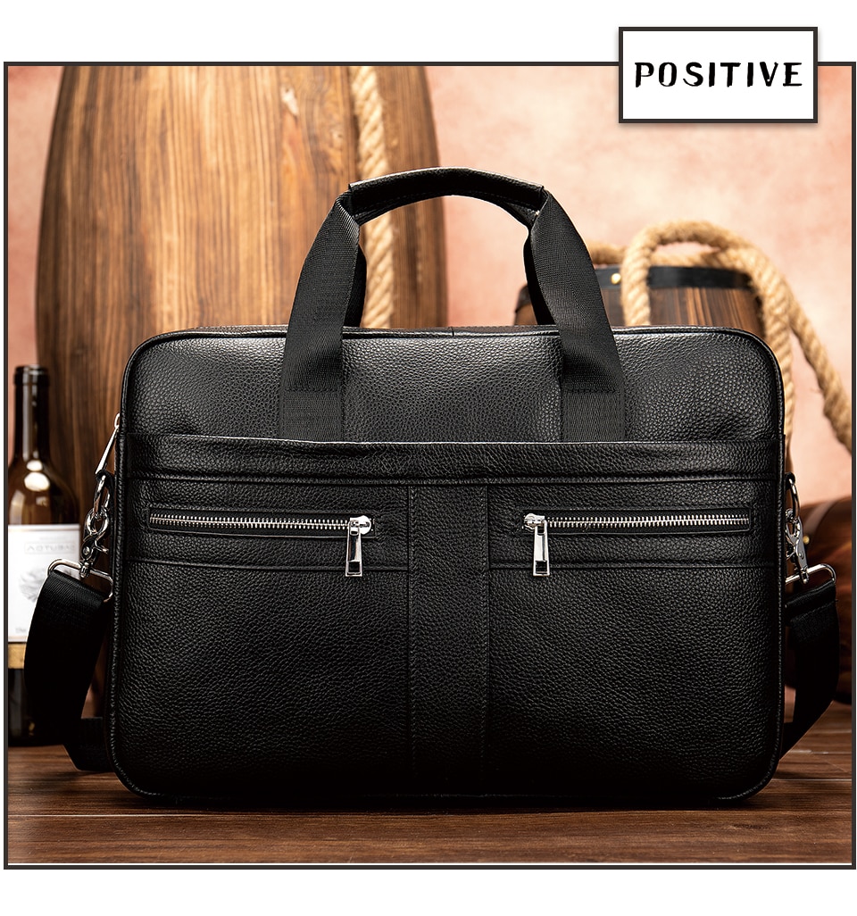 Men's Genuine Leather Briefcase