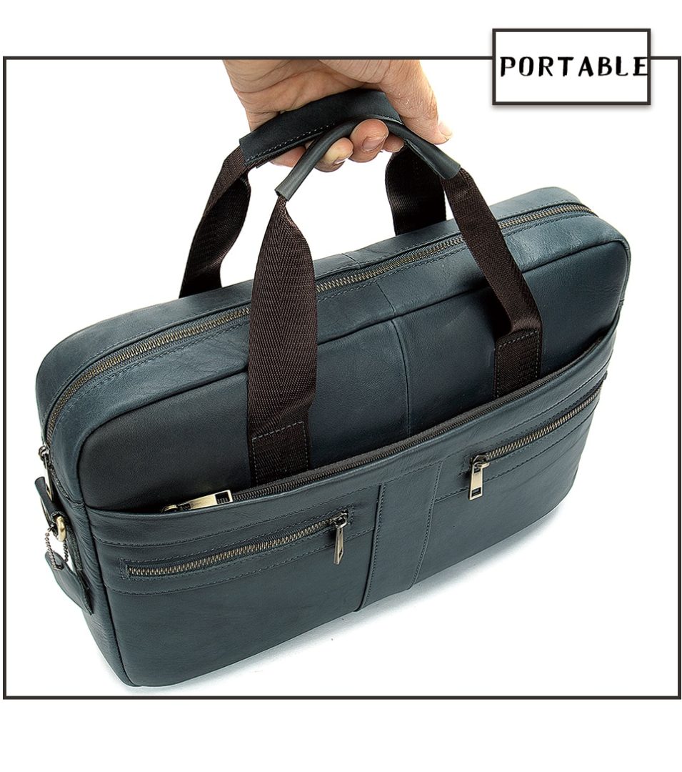 Men's Genuine Leather Briefcase