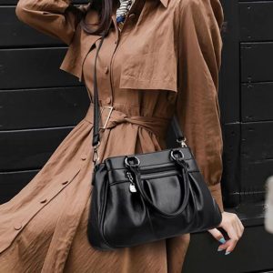 women genuine leather hand bag